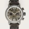 The Frye Company Officer Leather Strap Watch