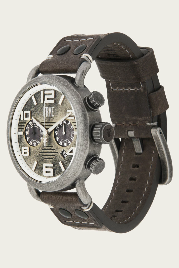 The Frye Company Officer Leather Strap Watch 5 The Frye Company Officer Leather Strap Watch