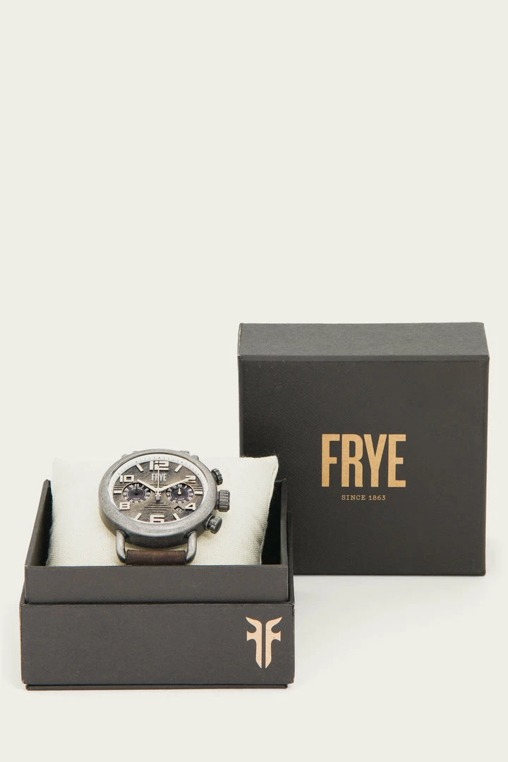 The Frye Company Officer Leather Strap Watch 4 The Frye Company Officer Leather Strap Watch