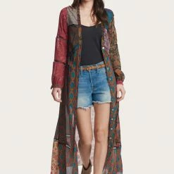 The Frye Company Women Multi Print Duster 12 The Frye Company Women Multi Print Duster