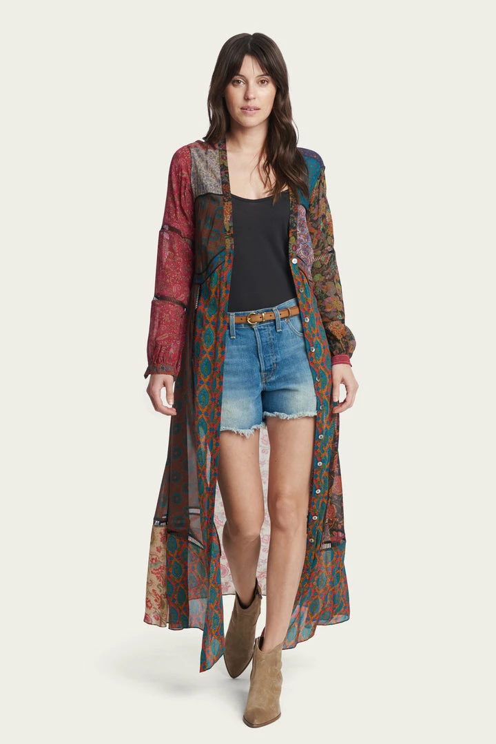 The Frye Company Women Multi Print Duster 7 The Frye Company Women Multi Print Duster