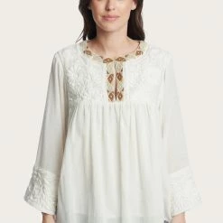 The Frye Company Embroidered Blouse
