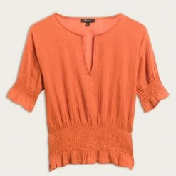 The Frye Company Women Smocked Top