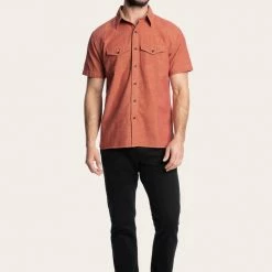 The Frye Company Men Addison Chambray Shirt