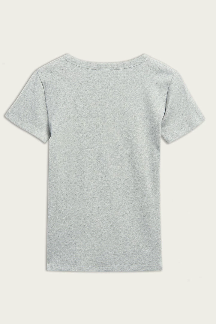 The Frye Company Short Sleeve Scoop Neck Henley Women 4 The Frye Company Short Sleeve Scoop Neck Henley Women