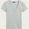 The Frye Company Short Sleeve Scoop Neck Henley Women 1 The Frye Company Short Sleeve Scoop Neck Henley Women