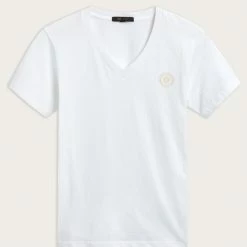 The Frye Company Frye Logo Vneck T Shirt Women