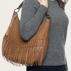 The Frye Company Melissa Woven Large Scooped Hobo BAGS & ACCESSORIES 12 The Frye Company Melissa Woven Large Scooped Hobo BAGS & ACCESSORIES