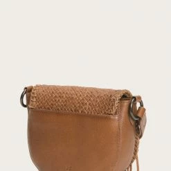 The Frye Company BAGS & ACCESSORIES Melissa Woven Saddle Bag