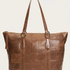 The Frye Company BAGS & ACCESSORIES Melissa Patchwork Zip Shopper