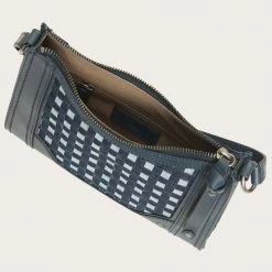 The Frye Company Melissa Denim Zip Crossbody BAGS & ACCESSORIES
