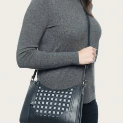 The Frye Company Melissa Denim Zip Crossbody BAGS & ACCESSORIES