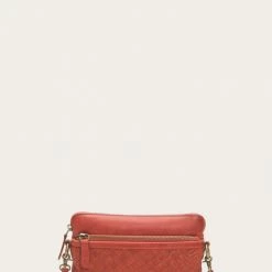 The Frye Company BAGS & ACCESSORIES Melissa Basket Woven Crossbody Wristlet