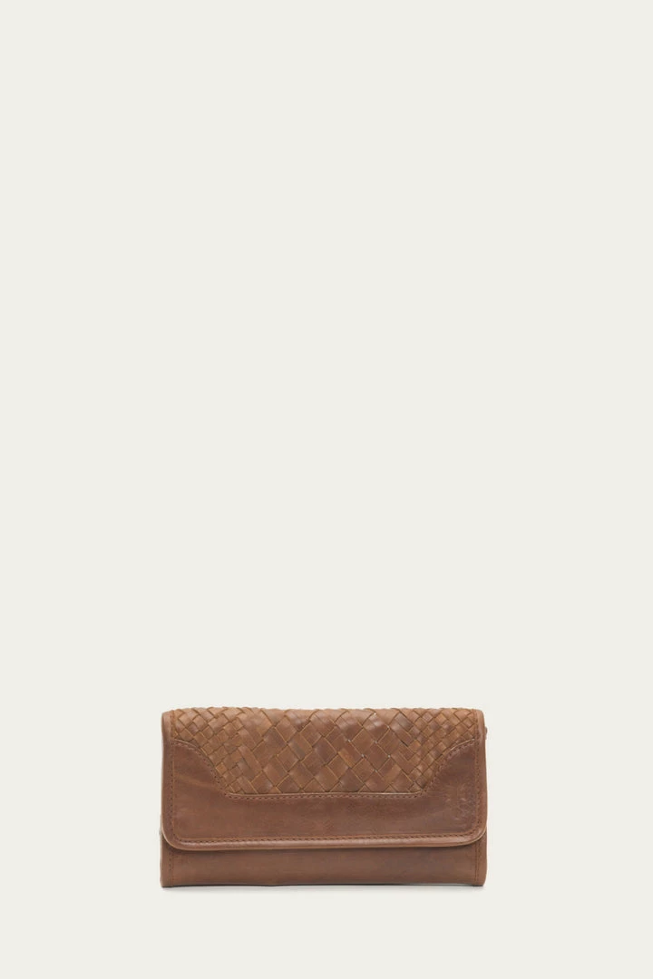 The Frye Company Melissa Basket Woven Wallet 3 The Frye Company Melissa Basket Woven Wallet