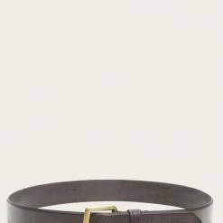 The Frye Company Flat Strap Raw Bevel Edge Belt BAGS & ACCESSORIES