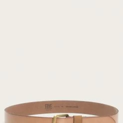 The Frye Company Flat Strap Suede Keeper Belt BAGS & ACCESSORIES