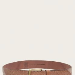 The Frye Company Textured Leather Flat Strap Belt BAGS & ACCESSORIES