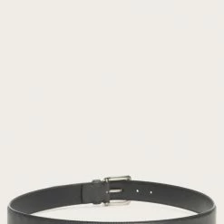 The Frye Company Stitched Feather Edge Belt With Burnishing