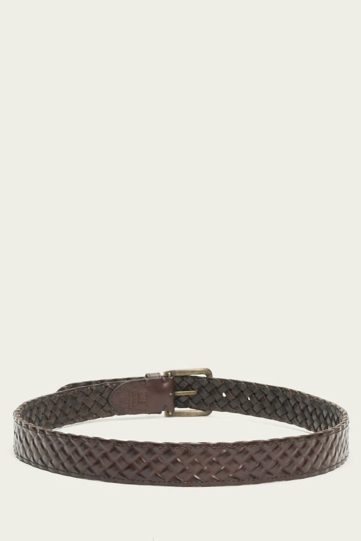 The Frye Company Leather Covered Woven Belt BAGS & ACCESSORIES 4 The Frye Company Leather Covered Woven Belt BAGS & ACCESSORIES