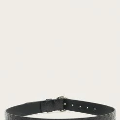 The Frye Company BAGS & ACCESSORIES Embossed Logo Belt