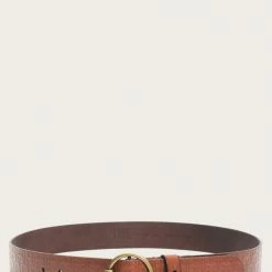 The Frye Company BAGS & ACCESSORIES Embossed Logo Belt