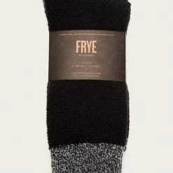 The Frye Company BAGS & ACCESSORIES 2 Pack Supersoft Waffle Sock - Men’s