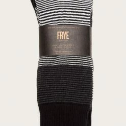 The Frye Company 2 Pack Tonal Stripe Crew Sock - Men’s