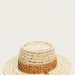 The Frye Company Woven Stripe Telescope Crown Hat