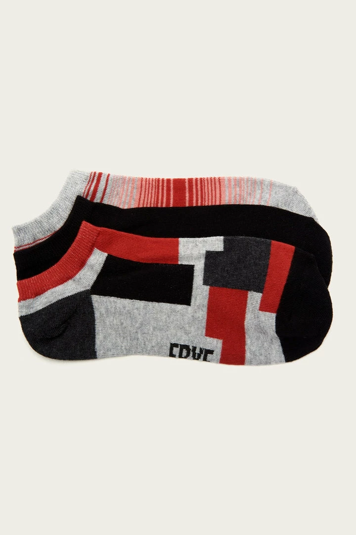 The Frye Company 3 Pack Ombre Stripe Sock - Men 3 The Frye Company 3 Pack Ombre Stripe Sock - Men