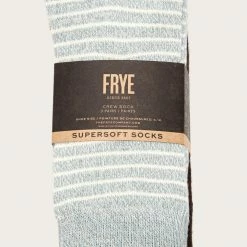The Frye Company BAGS & ACCESSORIES 3 Pack Stripe Supersoft Crew Sock - Women