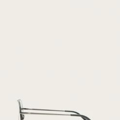 The Frye Company BAGS & ACCESSORIES Gunmetal With Black Leather Aviator