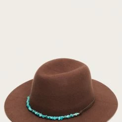 The Frye Company Ranch Hat With Turquoise Trim Bags & Accessories