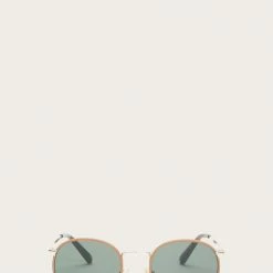 The Frye Company Gold With Camel Leather Round BAGS & ACCESSORIES