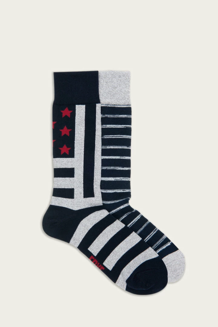 The Frye Company Americana Crew Sock Pack - Men’s 3 The Frye Company Americana Crew Sock Pack - Men’s