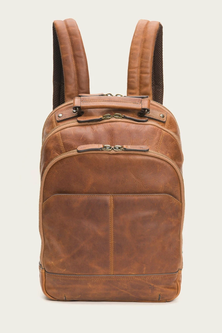 The Frye Company BAGS & ACCESSORIES Logan Multi Zip Backpack 3 The Frye Company BAGS & ACCESSORIES Logan Multi Zip Backpack