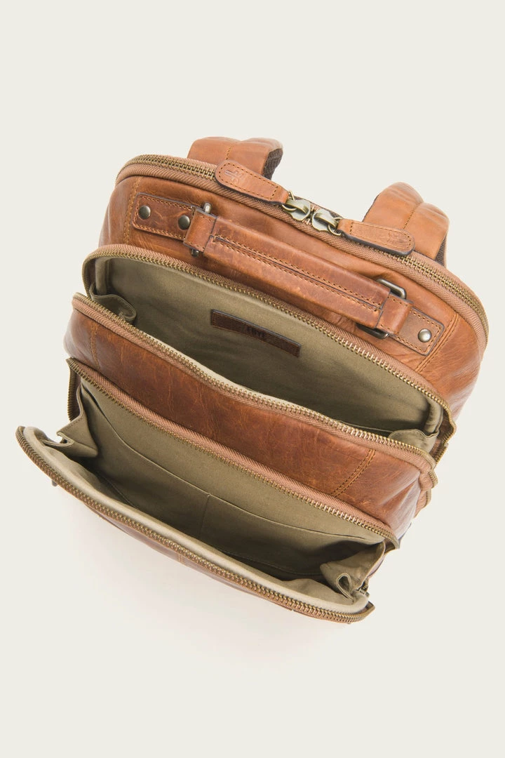 The Frye Company BAGS & ACCESSORIES Logan Multi Zip Backpack 5 The Frye Company BAGS & ACCESSORIES Logan Multi Zip Backpack