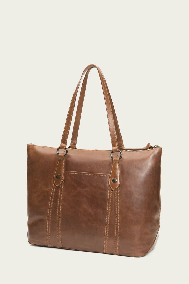 The Frye Company BAGS & ACCESSORIES Melissa Zip Shopper 5 The Frye Company BAGS & ACCESSORIES Melissa Zip Shopper