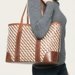 The Frye Company Melissa Woven Shopper Bags & Accessories