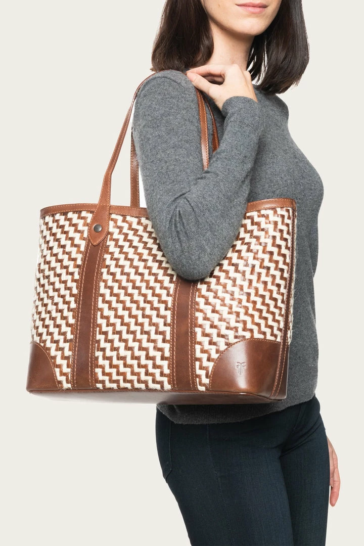 The Frye Company Melissa Woven Shopper Bags & Accessories 4 The Frye Company Melissa Woven Shopper Bags & Accessories
