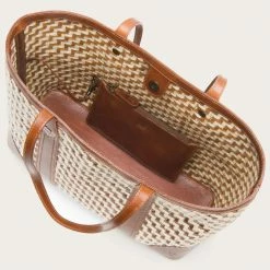 The Frye Company Melissa Woven Shopper Bags & Accessories 12 The Frye Company Melissa Woven Shopper Bags & Accessories