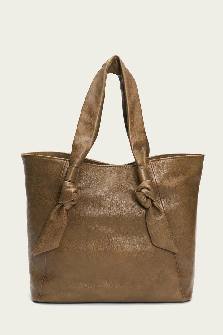 The Frye Company BAGS & ACCESSORIES Nora Knotted Tote 3 The Frye Company BAGS & ACCESSORIES Nora Knotted Tote