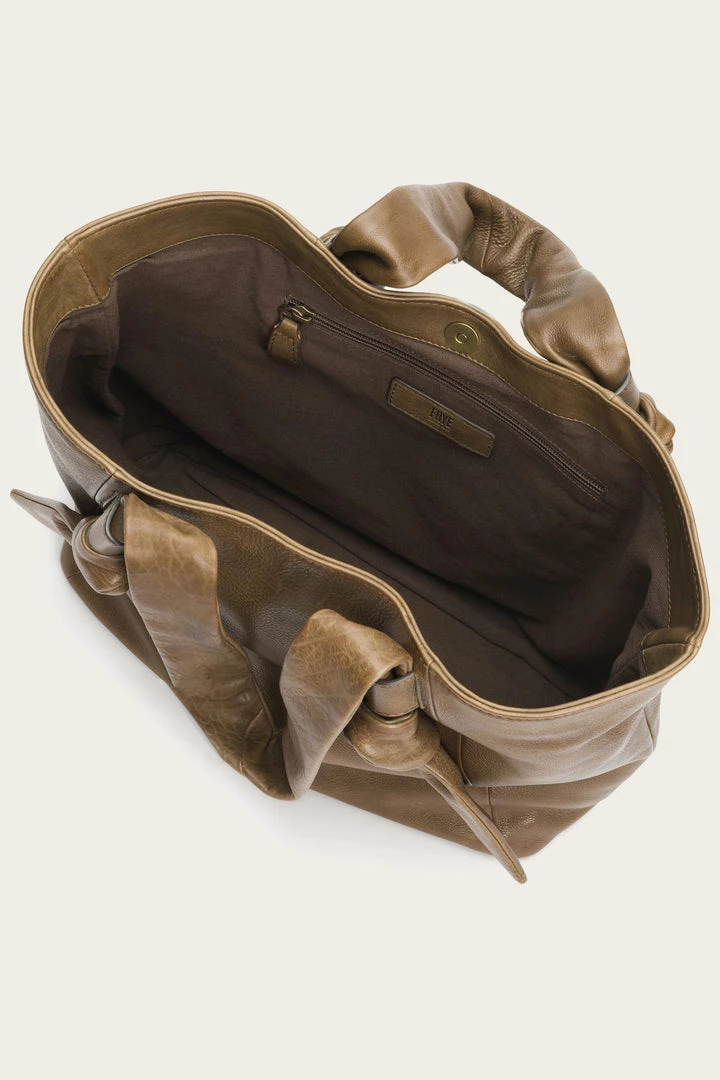 The Frye Company BAGS & ACCESSORIES Nora Knotted Tote 7 The Frye Company BAGS & ACCESSORIES Nora Knotted Tote