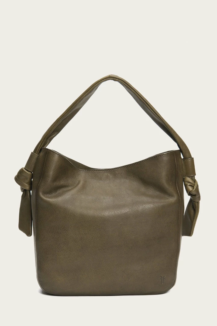 The Frye Company BAGS & ACCESSORIES Nora Knotted Hobo 3 The Frye Company BAGS & ACCESSORIES Nora Knotted Hobo
