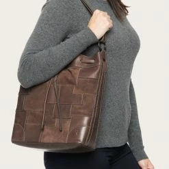 The Frye Company Bags & Accessories Melissa Patchwork Drawstring Hobo