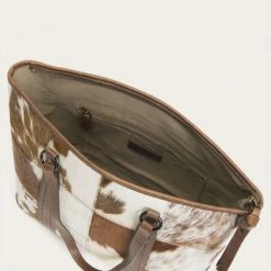 The Frye Company Melissa Haircalf Patchwork Zip Shopper Bags & Accessories