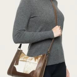 The Frye Company Bags & Accessories Melissa Haircalf Patchwork Zip Crossbody