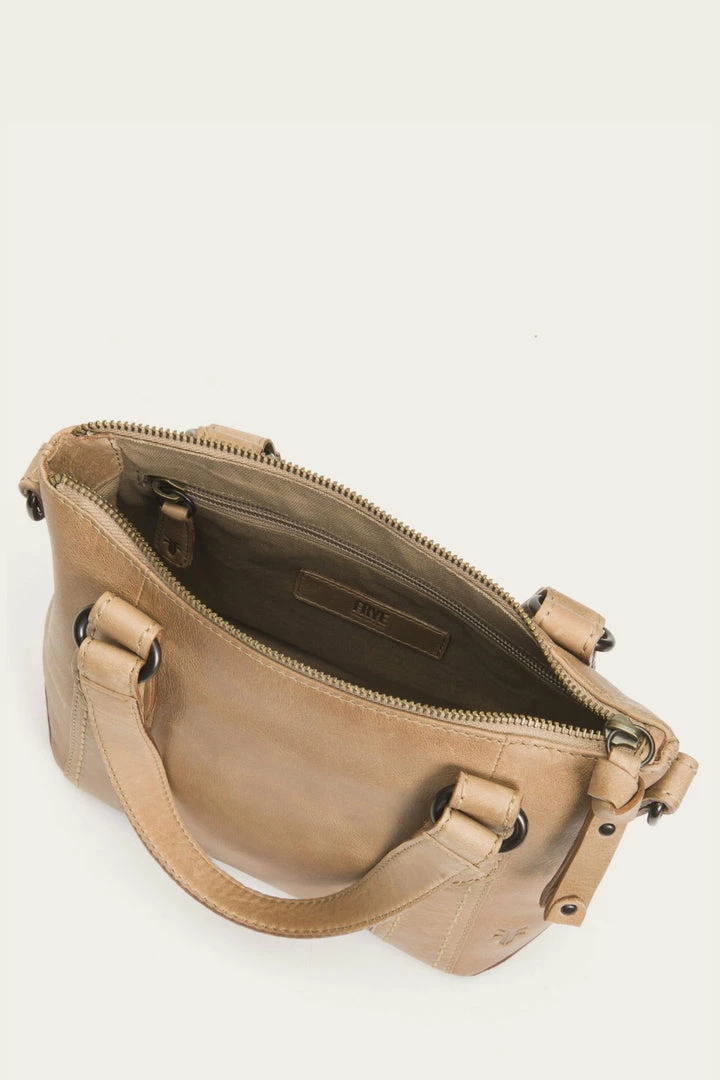 The Frye Company Melissa Small Zip Tote Crossbody 7 The Frye Company Melissa Small Zip Tote Crossbody