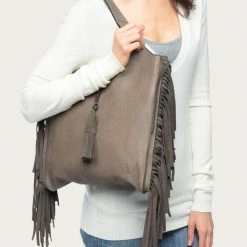 The Frye Company Farrah Fringe Hobo Women