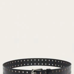 The Frye Company BAGS & ACCESSORIES Double Prong Diamond Perf Belt