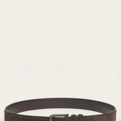 The Frye Company Suede Stitching Belt BAGS & ACCESSORIES